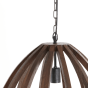 Barsia hanglamp Ø40x42 cm - oranje/bruin