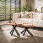Tula organische salontafels - set van 2 - naturel
