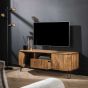 Sedona tv-meubel 135 cm mangohout zandkleur van het woonmerk Fraaai