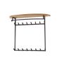 Leanne wandkapstok 16 haken hoedenplank