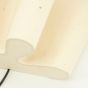 Meander wandlamp - crème