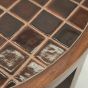 TiledUp salontafel hout/keramiek - donkerbruin