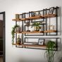 Woody metaal wandplank 20 cm van het woonmerk Fraaai