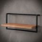 Woody metaal wandplank - bundel set van vijf 100x65 cm