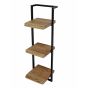 Woody metaal wandplank 30x100 cm