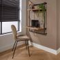 Alex bureau hangend hout/metaal 65x100 cm van het woonmerk Fraaai