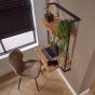 Alex bureau hangend hout/metaal 65x100 cm van het woonmerk Fraaai