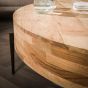 Dario ronde salontafel Ø120 cm - massief acacia naturel