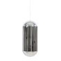 Grayson hanglamp 6L Ø30x70 cm - chroom/smoke