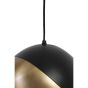 Namco hanglamp Ø25x21 cm - antiek brons-mat zwart