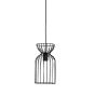 Lazar hanglamp ø18x34 cm - mat zwart