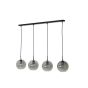 Subar hanglamp 4L - smoke glas