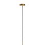 Medina hanglamp Ø25 cm - antiek brons+glas mat wit