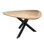 Ortiz eettafel driehoek - massief acacia naturel