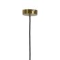 Pleat hanglamp glas - mat wit/goud - OUTLET B