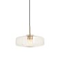 Pleat hanglamp glas