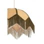 Sulina hanglamp ø45x32,5 cm raffia - naturel+groen