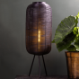 Tomek tafellamp Ø21x55 cm zwart van het woonmerk Light & Living