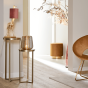 Retiro zuil Ø40x101 cm antiek licht goud/goud van het woonmerk Light&Living