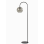 Subar vloerlamp 45x28x158 cmsmoke glas/zwart