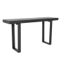 Muden sidetable 160x44x82 cm mat zwart van het woonmerk Light&Living