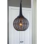 Adrienne hanglamp Ø40x76 cm - zwart