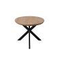 Jesper ovale eettafel - 160 cm - mangohout - naturel