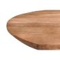 Jesper ovale eettafel - 160 cm - mangohout - naturel