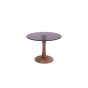 Brix Faye bijzettafel ø60 cm hout/glas - almond