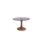 Brix Faye bijzettafel ø60 cm hout/glas - almond