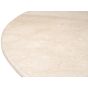 Brix Bottecino eettafel ø130 cm - donkerbruin/beige