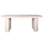 Katie eetkamertafel arch stone 215x90cm - marmer composiet