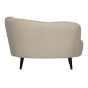 Sara lounge fauteuil rechts teddy off white van het woonmerk Woood