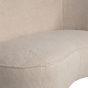 Sara lounge fauteuil rechts teddy off white van het woonmerk Woood