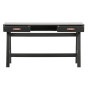 Dian bureau grenen 140 cm diep zwart van het woonmerk Woood