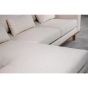 Grande 3-zits hoekbank links stof - beige