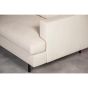 Lois 3-zits hoekbank links stof - beige