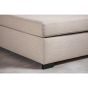 Mitch 3-zits hoekbank rechts stof - beige