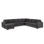 Lolita 7-zits hoekbank L+R, stof - antraciet