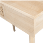 Soof hal/kaptafel naturel hout van het woonmerk Woood