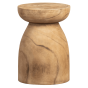 Bikkel krukje hout 40xø28cm van het woonmerk Woood