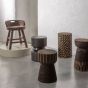 Tuve bijzettafel - bruin/zwart