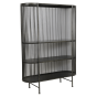 Yinthe kast open 119x40x161 cm zwart van het woonmerk Light&Living