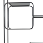 Winston kast open 100x37x206 cm mat zwart van het woonmerk Light&Living