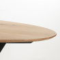 Nori eettafel 240x100x76 cm naturel/zwart van het woonmerk Light&Living