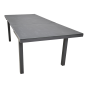Uittrektafel Baleno nuance 180/240x100 cm - antraciet