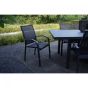 Uittrektafel Baleno nuance 180/240x100 cm - antraciet