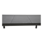 Uittrektafel Baleno nuance 180/240x100 cm - antraciet