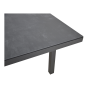 Uittrektafel Baleno nuance 180/240x100 cm - antraciet