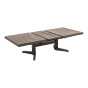 Uittrektafel verstelbaar Castilla Pardo 143/183x88x54/74cm - bruin